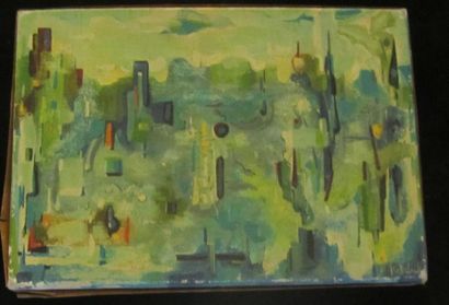 Jos DECOCK (1934-2010)
Composition

Toile,...