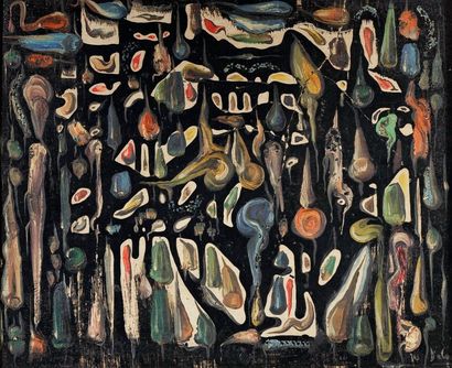 Jos DECOCK (1934-2010)
Kermes, 1956

Carton,...