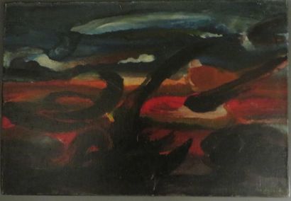 Jos DECOCK (1934-2010)
Lacs rouges, 1963

Toile,...