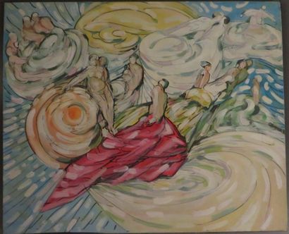 Jos DECOCK (1934-2010)
Composition

Toile

60...