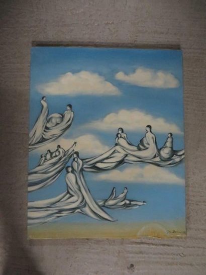 Jos DECOCK (1934-2010)
Voyage XV, 1977

Toile,...