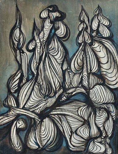 Jos DECOCK (1934-2010)
Composition

Toile,...
