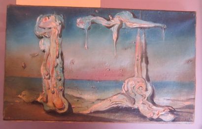Jos DECOCK (1934-2010)
Statues marines

Toile,...
