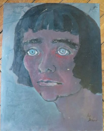 Jos DECOCK (1934-2010)
Portrait de jeune...