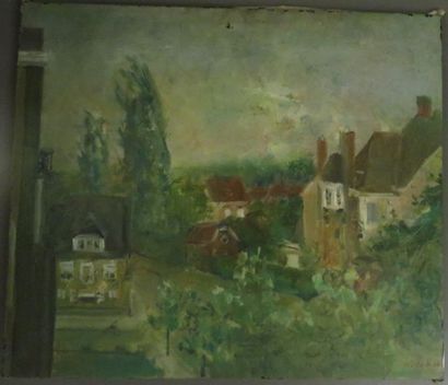 Jos DECOCK (1934-2010)
Le village, 1960

Toile,...