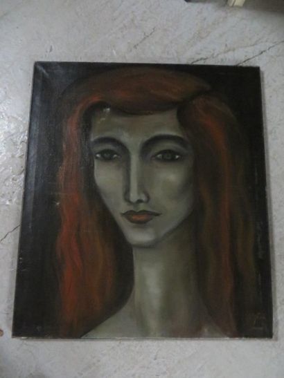 Jos DECOCK (1934-2010)
Jeune fille brune,...