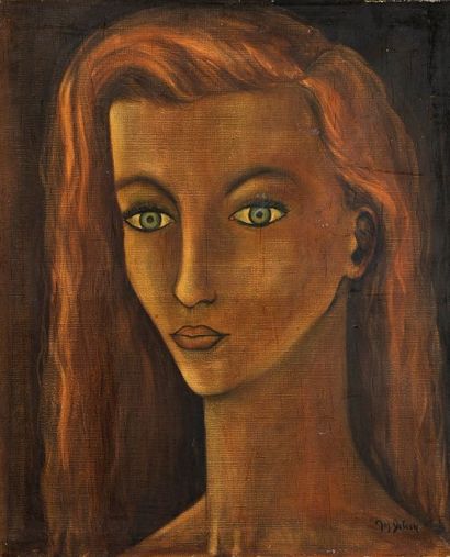 Jos DECOCK (1934-2010)
Dame aux yeux verts,...
