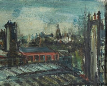 Jos DECOCK (1934-2010)
Les toits

Carton,...