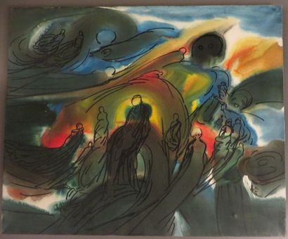 Jos DECOCK (1934-2010)
Composition

Toile

60...