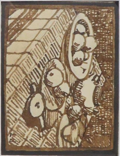 Léon JOUHAUD ( 1874-1950)


Ntaure morte

Encre...