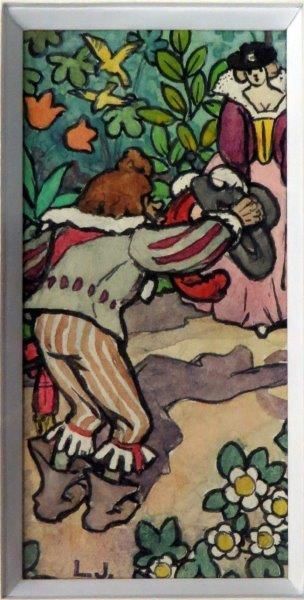 Léon JOUHAUD ( 1874-1950)


Scène galante

Aquarelle...