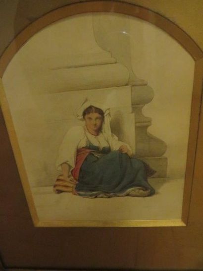 BENOUVILLE Léon (1821-1859)


Jeune italienne

Aquarelle...