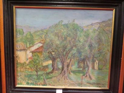 ECOLE FRANCAISE du Xxe siècle
Paysage
Huile...