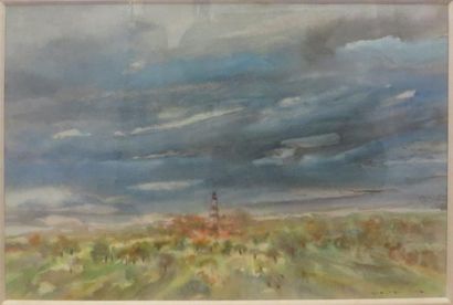ECOLE FRANCAISE

Paysage
Aquarelle sur toile...