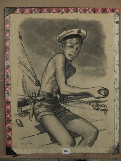 JOUBERT P.

Jeune marin à la barre
Estampe...