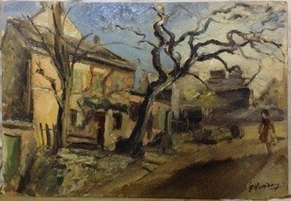 G. HENDERY


Vue de maison

Huile sur panneau,...