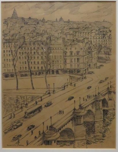 JUAN Maxime ( 1900-?)


Le pont Neuf

Feutre...