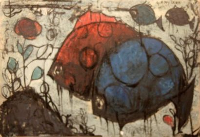 G.M. NYLAND


Poissons, 1959, 

Technique...