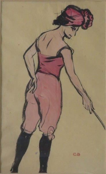 Charles BICHET ( 1863-1929)

Femme en rose

Aquarelole...