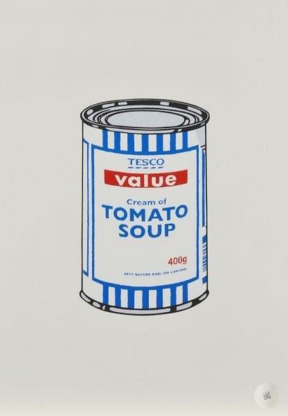 BANKSY (né en 1975)
Soup Can, 2005

Sérigraphie...