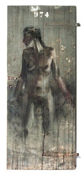 BORONDO (né en 1989)
Femme, porte n° 974,...