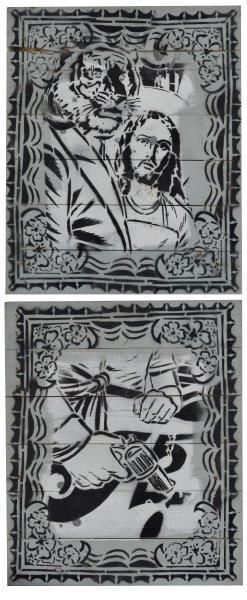 FAILE (Fondé en 1999)
10 ways on wood (diptych),...