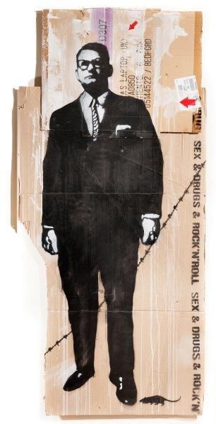 JEF AEROSOL (né en 1957)
Stray it loud, 2008

Peinture...