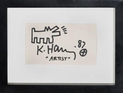 Keith Haring (1958-1990)
Sans titre, 1987

Marker...
