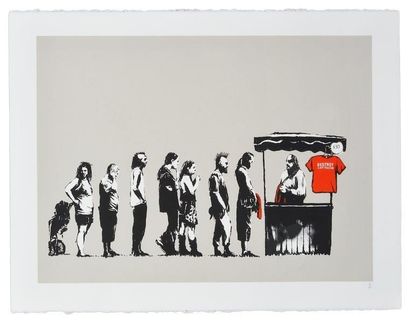BANKSY (né en 1975)
Barely Legal (LA Set),...