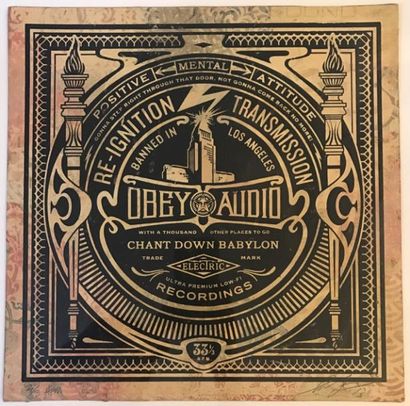 Shepard FAIREY (né en 1970)
Re-ignition transmission,...