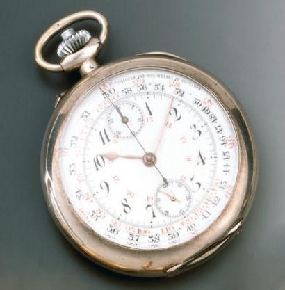 MONTRE DE POCHE à remontoir au pendant formant...