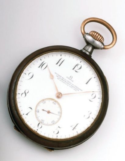 MONTRE DE POCHE à remontoir au pendant en...