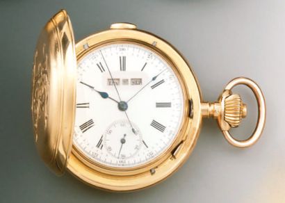 MONTRE DE POCHE à remontoir au pendant, de...
