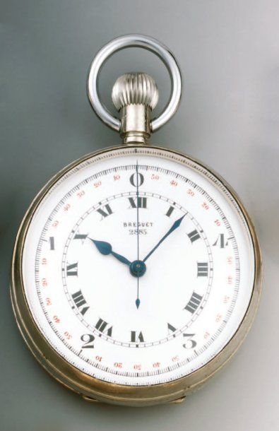 LARGE MONTRE DE POCHE à remontoir au pendant,...