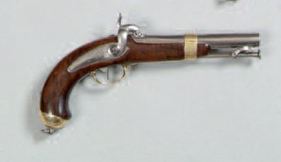 PISTOLET À SILEX DE MARINE MODÈLE 1837 MODIFIÉ...