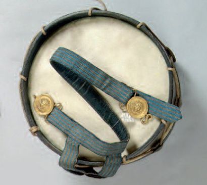 CEINTURE PORTE ÉPÉE D'OFFICIER EN CUIR BLEU...