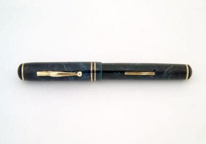 CARTER plume oversize, bleu jaspé, plume...