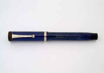 PARKER plume Duofold senior bleu profond,...