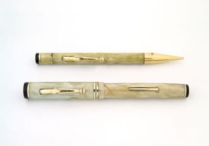 CARTER plume + mine standard, couleur nacre,...