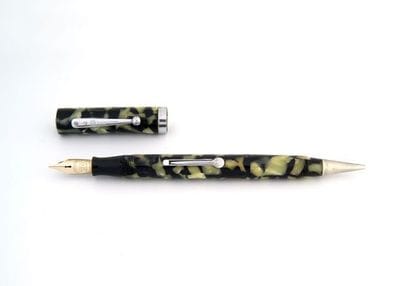 WATERMAN rare combo plume + mine noir et...