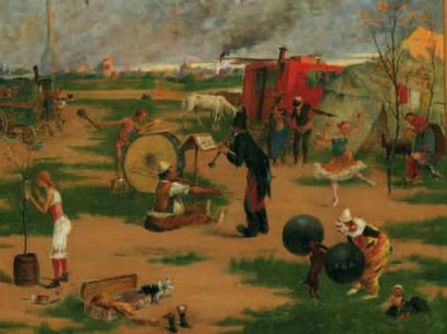 CADEL EUGÈNE 1862 - 1942
REPETITION GENERALE...