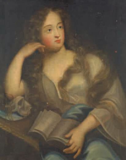 ECOLE FRANÇAISE DE LA FIN DU XVIIe SIÈCLE
Portrait...
