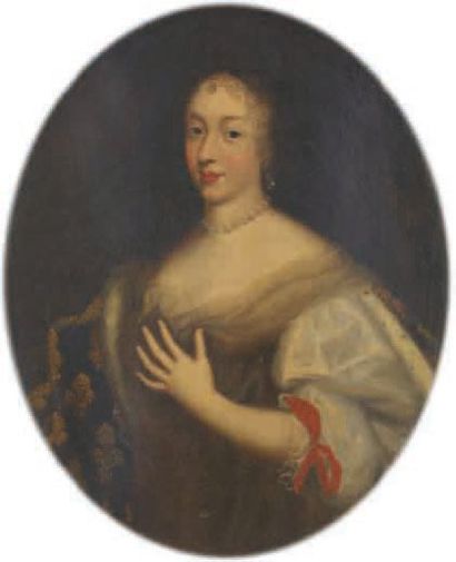 ECOLE FRANÇAISE DE LA FIN DU XVIIE SIÈCLE
Portrait...