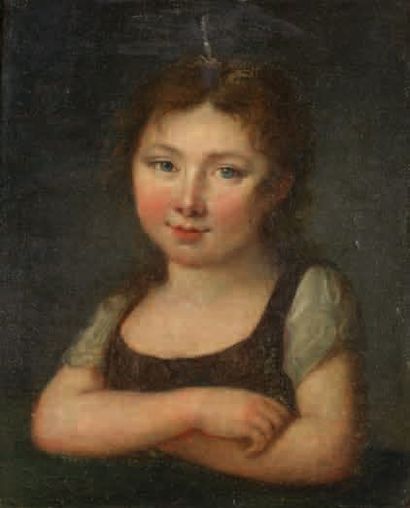 ECOLE FRANÇAISE DE LA FIN DU XVIIIE SIÈCLE
Portrait...