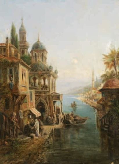ECOLE ORIENTALISTE
Palais et Débarcadère...