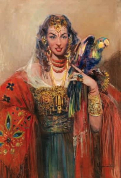 G.GIOVANETTI (XIX-XXe SIÈCLE)
la Femme au...