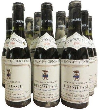 12 demi-bouteilles
HERMITAGE MONIER DE LA...