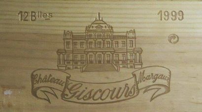 12 bouteilles

CHÂTEAU GISCOURS 1999

GCC...