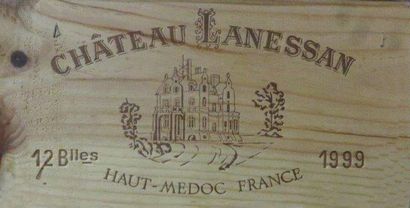 12 bouteilles

CHÂTEAU LANESSAN 1999

CB...