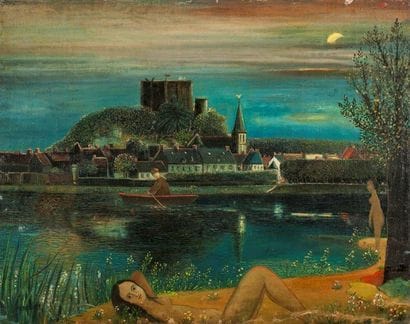 DESNOS Ferdinand (1901-1958)
Nu au bord de...